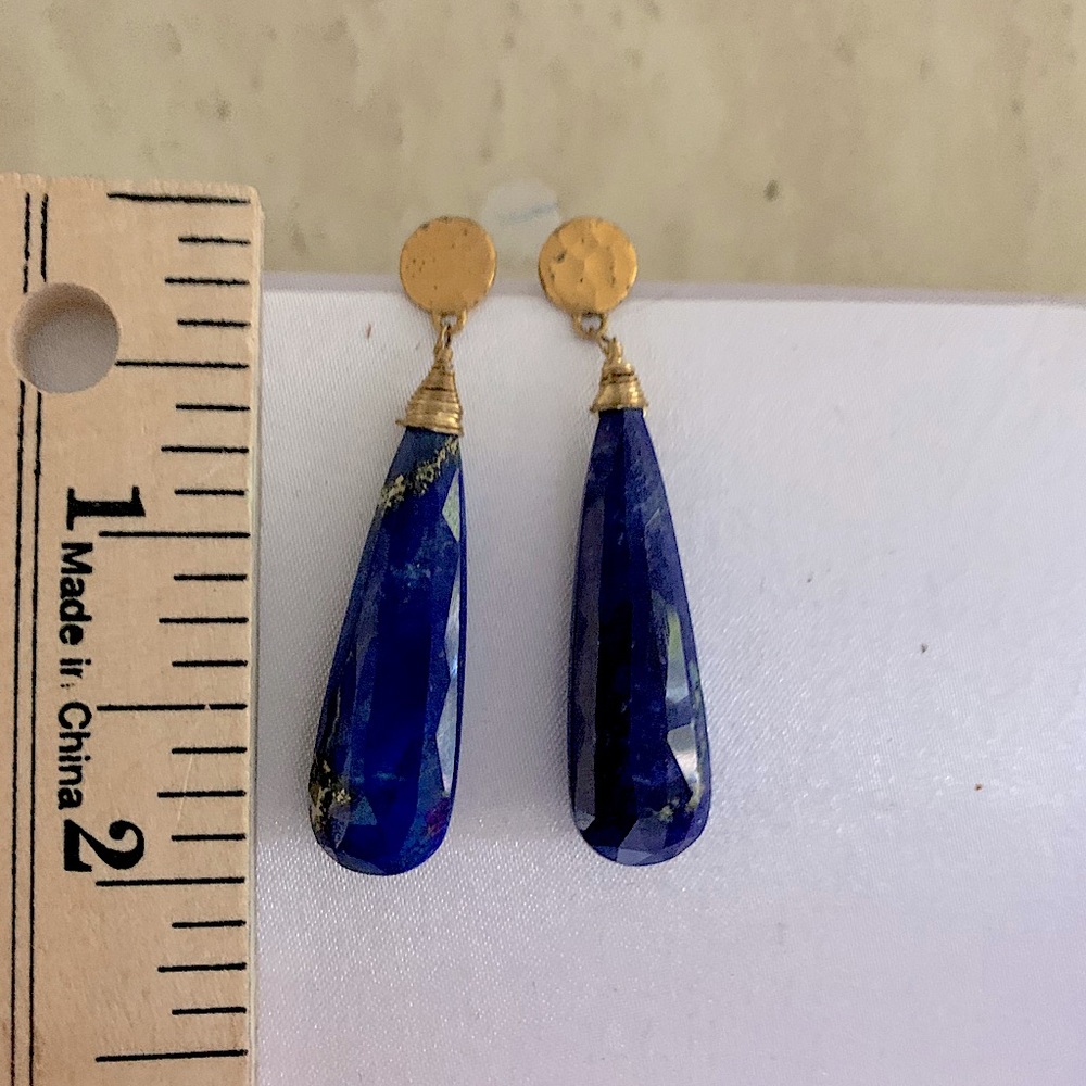 Lapis Drop Earrings
